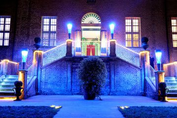 Front of property - evening/night