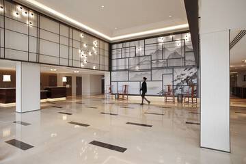 Interior entrance