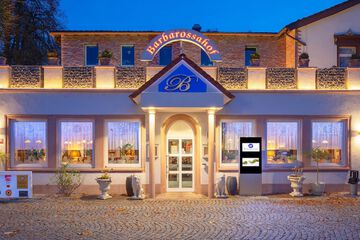 Front of property - evening/night
