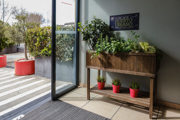 Interior entrance