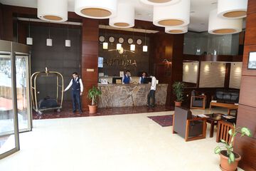 Lobby sitting area