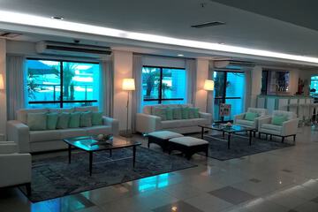 Lobby sitting area