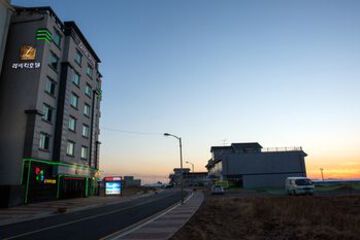 Hotel Front - Evening or Night