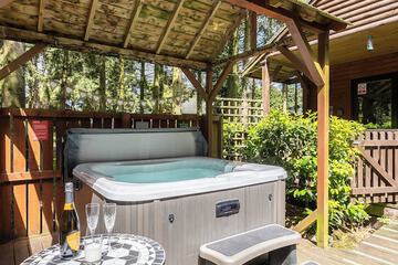 Private spa tub