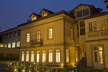 Front of property - evening/night