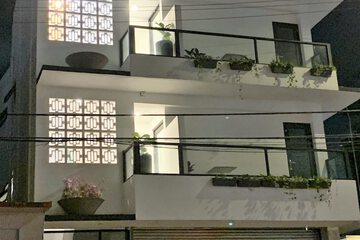 Front of property - evening/night