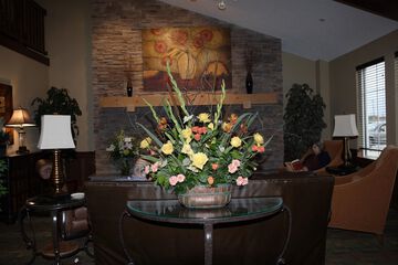 Lobby sitting area