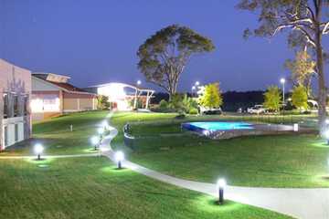 Front of property - evening/night