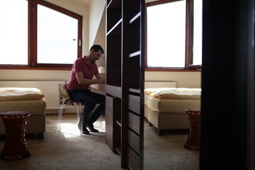 In-room business center