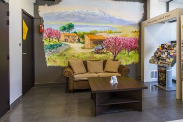 Lobby sitting area