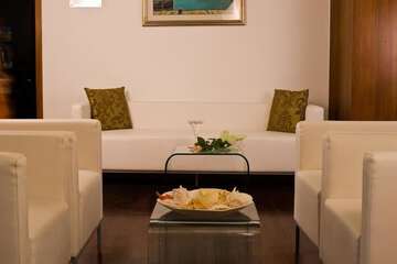 Lobby sitting area