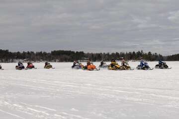 Snowmobiling