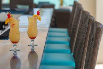Poolside bar