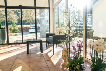 Interior entrance