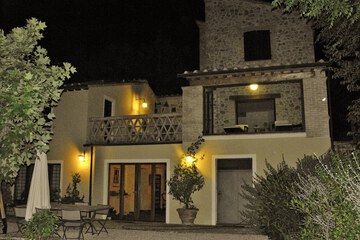 Front of property - evening/night