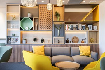 Lobby sitting area