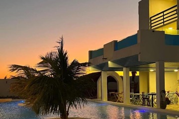 Front of property - evening/night