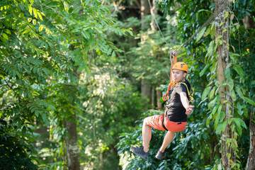 Ziplining