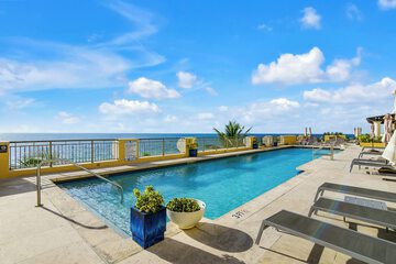 Rooftop pool
