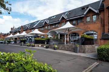 Outdoor wedding area