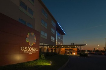 Front of property - evening/night