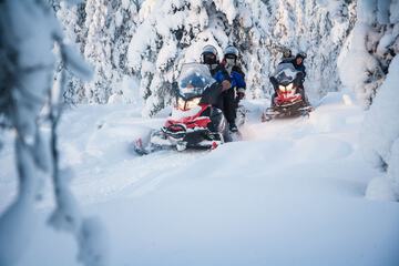 Snowmobiling