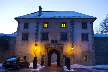 Front of property - evening/night