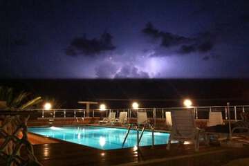 Rooftop pool