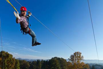 Ziplining