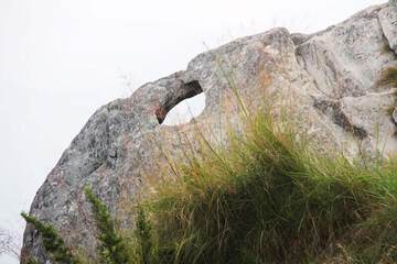Outdoor rock climbing