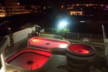 Rooftop pool