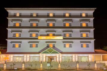 Front of property - evening/night
