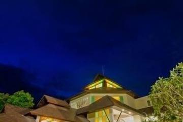 Front of property - evening/night
