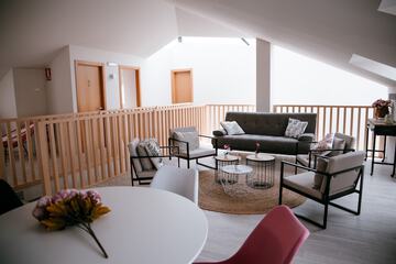 Lobby sitting area