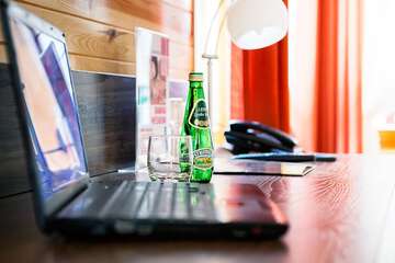 In-room business center