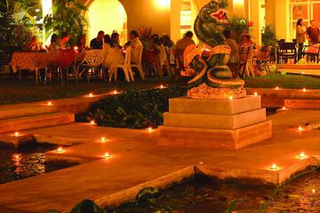Front of property - evening/night