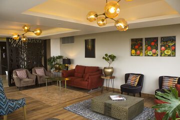 Lobby sitting area