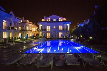 Front of property - evening/night