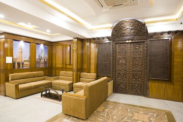Interior entrance