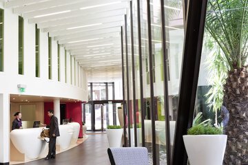 Interior entrance