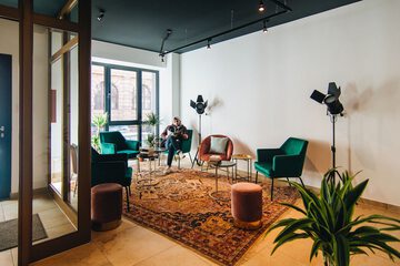 Lobby sitting area
