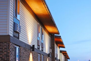 Front of property - evening/night