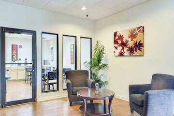 Lobby sitting area