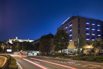Front of property - evening/night