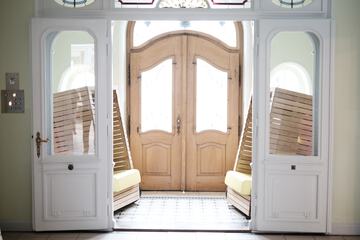 Interior entrance