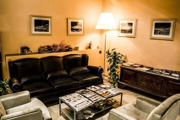 Lobby sitting area