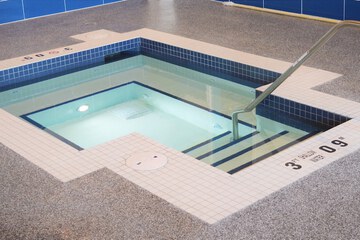 Indoor spa tub