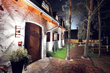 Front of property - evening/night