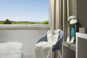 Outdoor wedding area