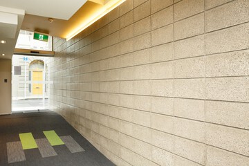 Interior entrance
